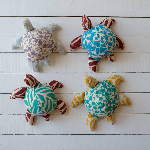 Handsewn Koro Print Turtles